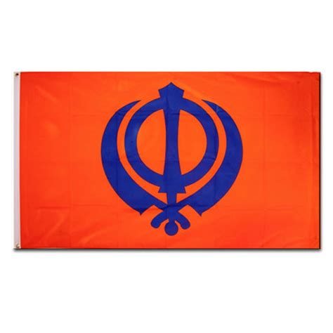 Sikh Khanda Flag at Rs 10/piece | Silicon City | Indore | ID: 16604658830