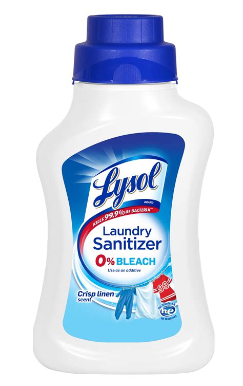 Lysol Laundry Sanitizer, Crisp Linen, 41 Oz, Eliminates Odors and Kills ...