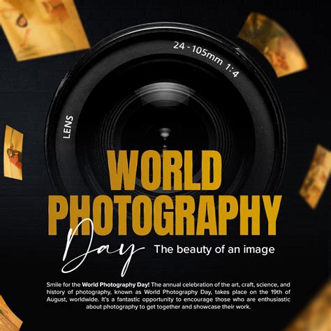 World Photography Day PSD Template on Behance