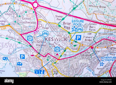 Keswick Area Map