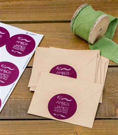 Create Custom Address Labels for Your Wedding Stationery | Avery.com