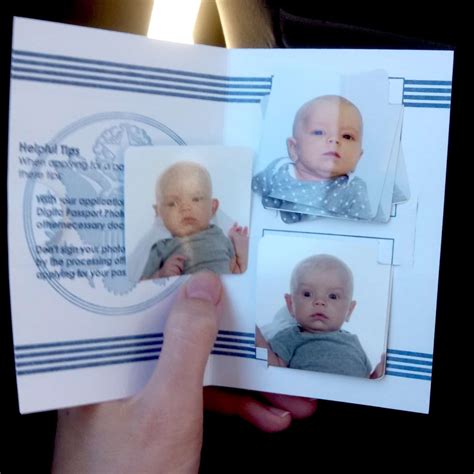 Baby passport photo - woodsalo