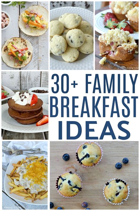 25+ Easy Family Breakfast Ideas - Keeping Life Sane