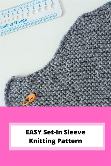 Set-In Sleeve Knitting Pattern EASY