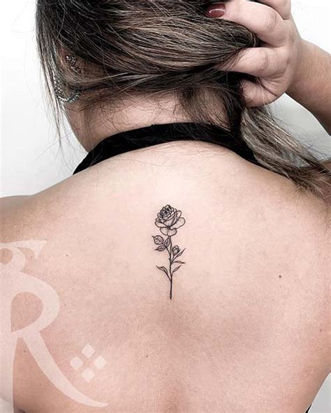 Get Tattoo Ideas Small Rose Tattoo With Name Stem Images