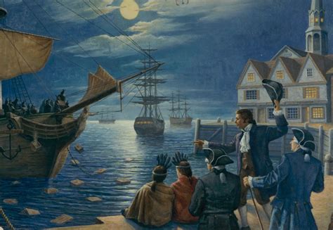 Boston Tea Party Painting at PaintingValley.com | Explore collection of ...