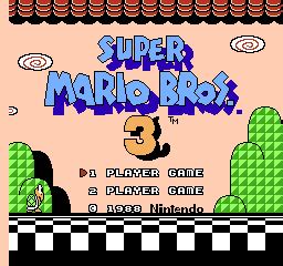 Super Mario Bros 3 Cheats