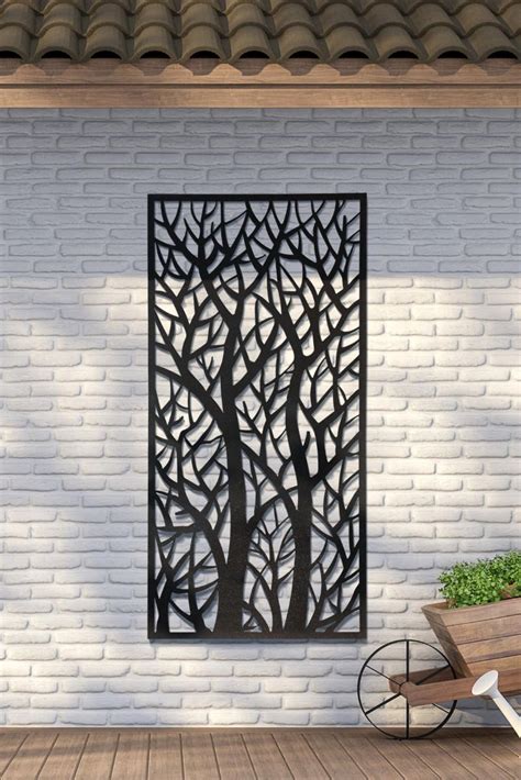 Trees Wall Art (180cm x 90cm) - Timberscombe