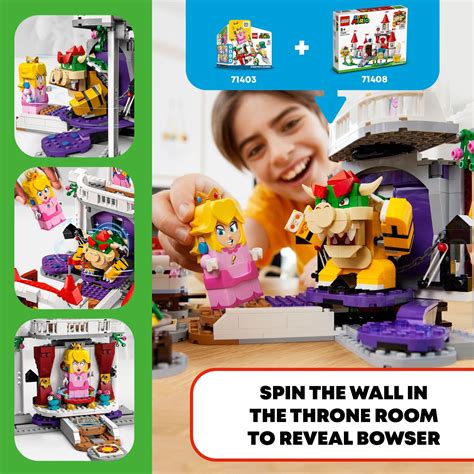 LEGO Super Mario Peach’s Castle Expansion Set 71408 Creative Building ...