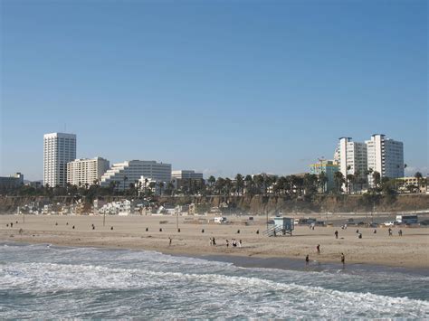 File:Santa Monica Beach seen from the pier.JPG - Wikipedia