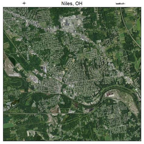 Aerial Photography Map of Niles, OH Ohio