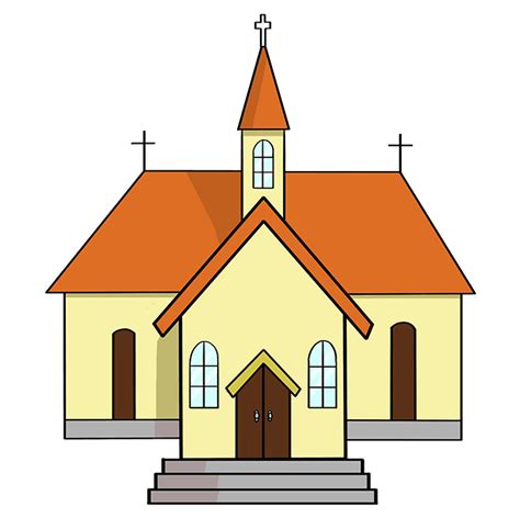 The Best 29 Simbahan Church Drawing Easy With Color - factgrowpic