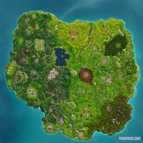 Fortnite Battle Royale Map - Season 4