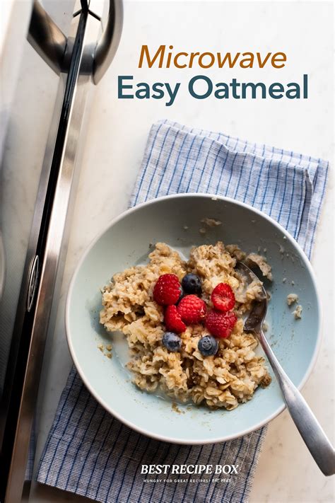 Microwave Oatmeal Recipe EASY 4 Min Breakfast | Best Recipe B