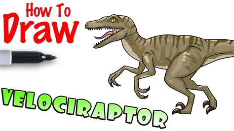 Velociraptor Drawing How To Draw A Velociraptor Step By, 42% OFF