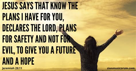 Top 10 Bible Verses about Future and Hope [2021] - Zion Musicorum