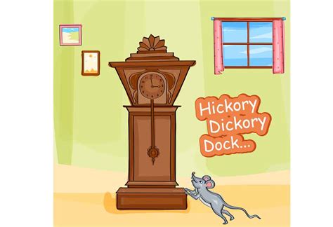 Hickory Dickory Dock | Nursery Rhyme For Kids With Lyrics