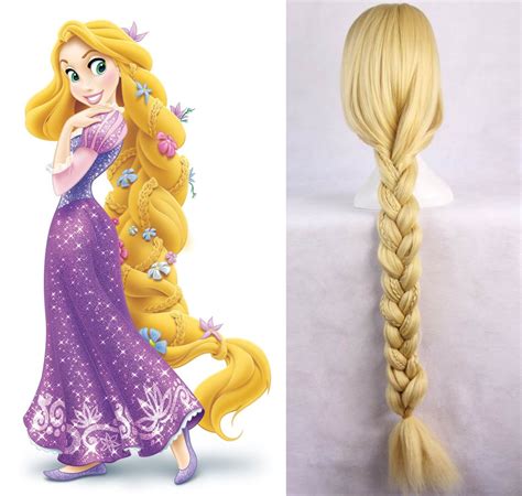 Rapunzel Disney Princess Tangled Story Book Week Women Long Blonde ...