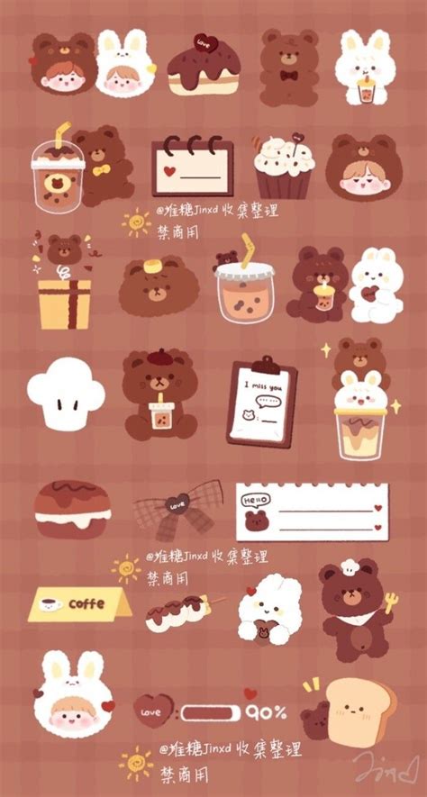 Pin by Bombastikgirl on Wallpapers | Kawaii stickers, Cute food ...