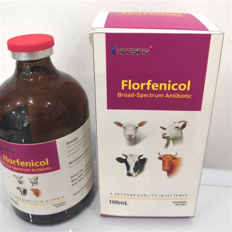 Veterinary Antibiotics Medicines Florfenicol Injection 10% 20% 30%