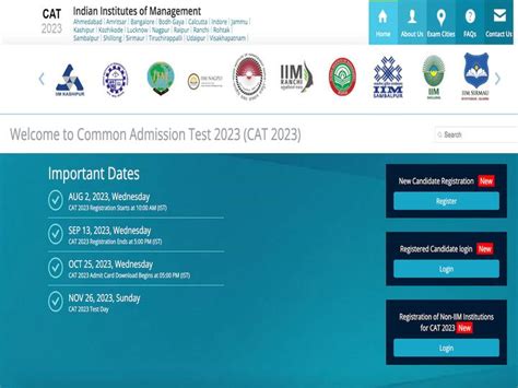 IIM CAT 2023 Notification Released On iimcat.ac.in, CAT 2023 ...