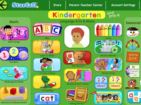 Review the phonics with Starfall