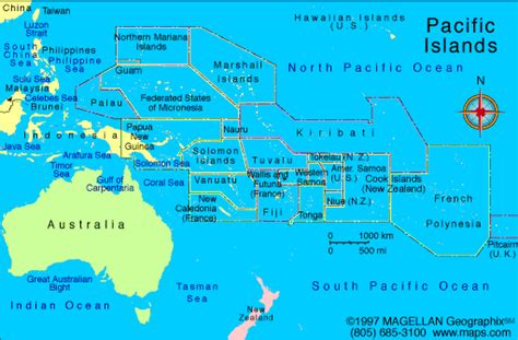 Pacific Islands and Australia Atlas: Maps and Online Resources