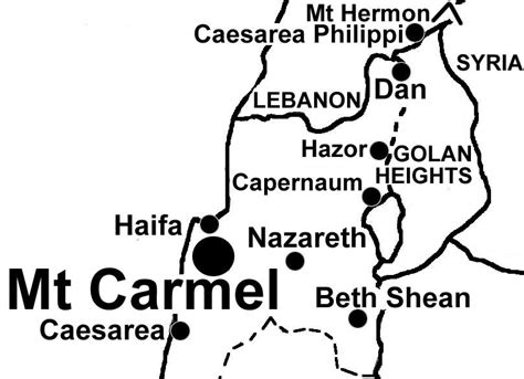 Mount Carmel Map