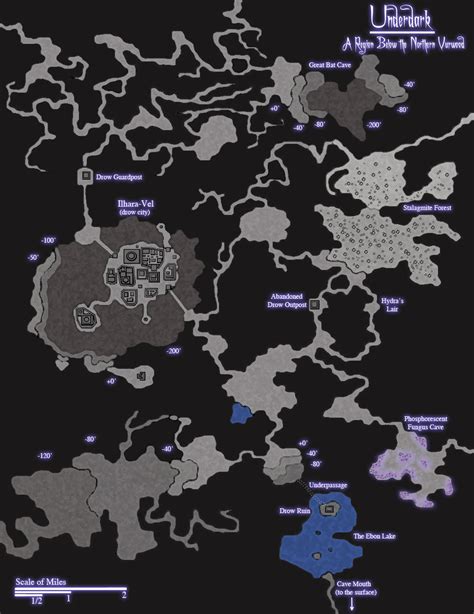 Underdark Map by repsesper on DeviantArt