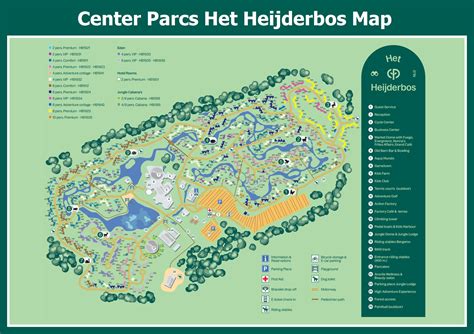 // Village map of Center Parcs Park Zandvoort ParkExplorer