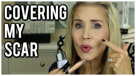 💝 COVERING A SCAR WITH MAKEUP 💝 - YouTube