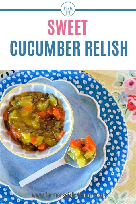 Sweet Cucumber Relish Recipe | Cucumber relish recipes, Relish recipes ...