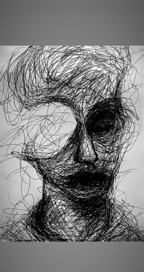 Scribblings | Scribble drawing, Scribble art, Drawings