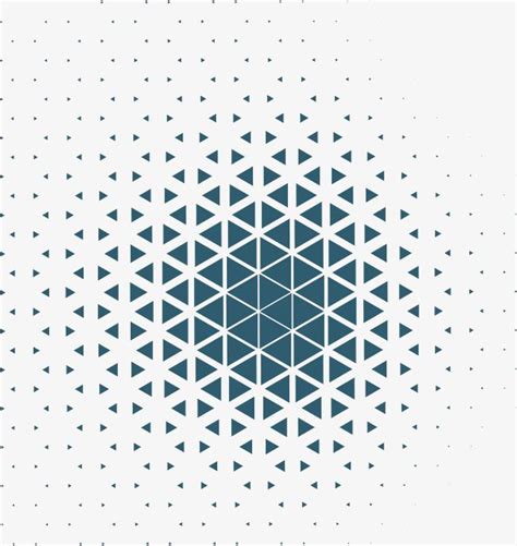 Business Blue Triangular Pattern, Vector Png, Geometric Pattern ...