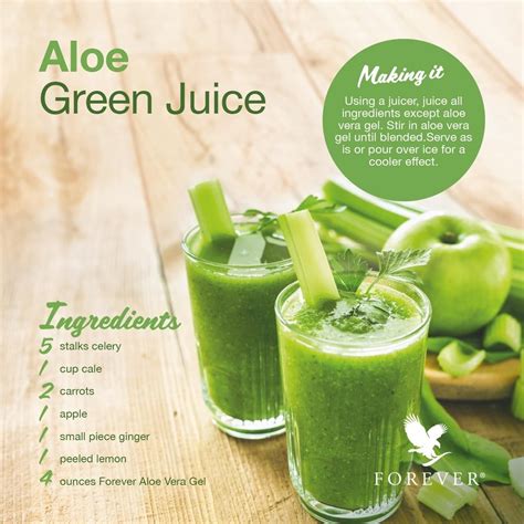 Refreshing Aloe Vera Green Juice