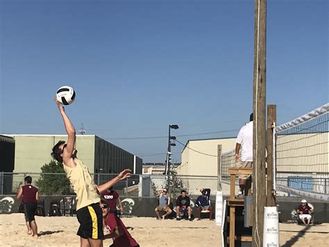 Beach Volleyball Takes on Rummel Raiders - Brother Martin High School