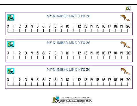 Number Line Printable Pdf - Printable Word Searches