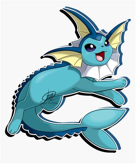 Pokemon Fan Art - Vaporeon Fan Art, HD Png Download - kindpng