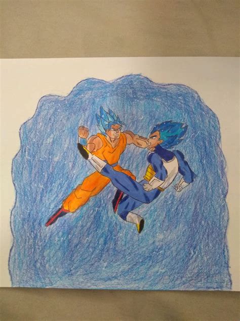 Vegeta ssj blue vs Goku ssj blue | °Desenhistas Do Amino° Amino