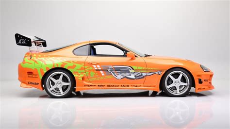 Paul Walker’s Orange Toyota Supra from Fast & Furious Sale