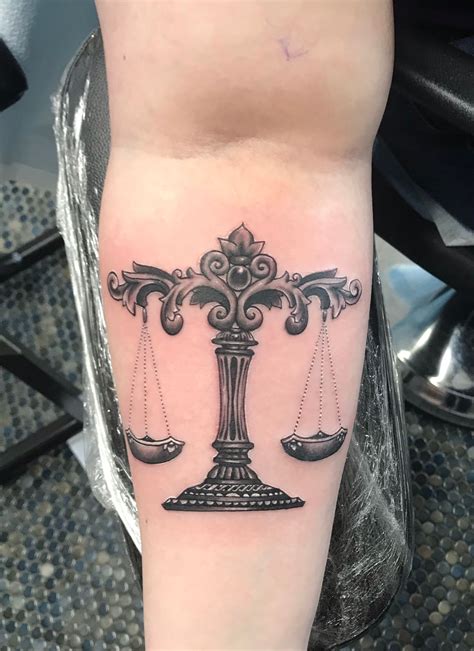 Justice Scales Tattoos