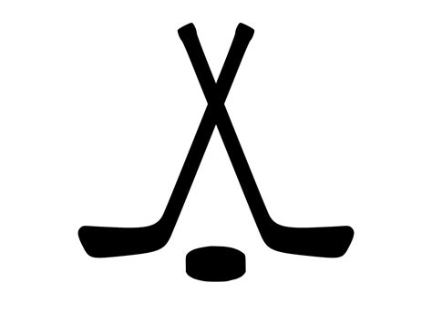 Hockey Sticks Silhouette at GetDrawings | Free download