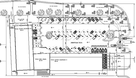 Basement Floor & Parking of Shopping Mall Architecture Design dwg file ...