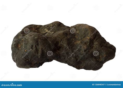 Phosphorite Also Phosphate Rock Mineral Isolated Stock Image - Image of ...