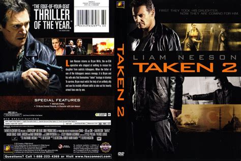 Taken 2 (2012) WS R1 - Movie DVD - Front DVD Cover