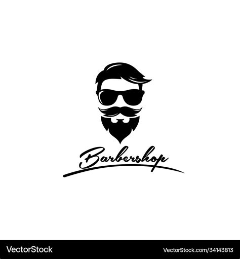 Barbershop logo Royalty Free Vector Image - VectorStock