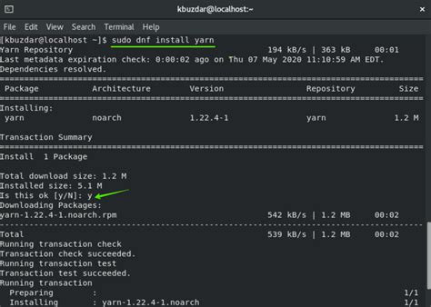 How to install and use Yarn Node.js Package Manager on CentOS 8 – VITUX