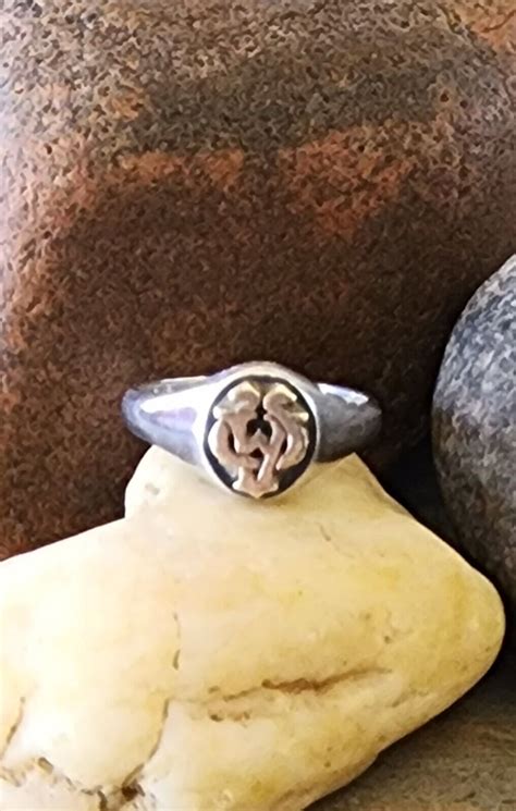 James Avery Retired Alpha and Omega Ring 14kt Gold an… - Gem