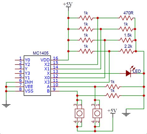 8x1 Multiplexer Circuit Diagram