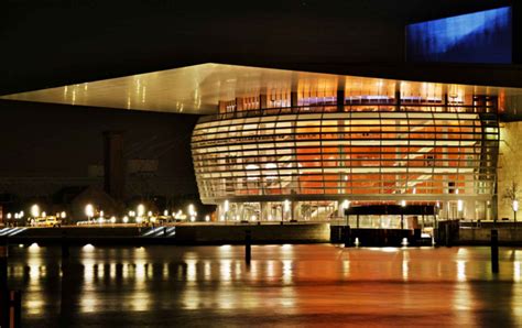 Copenhagen Opera House - Exterior Night - modlar.com